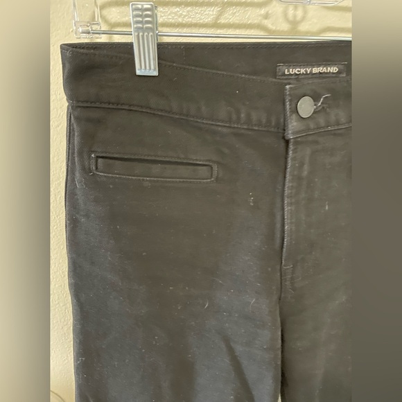 ✨Lucky Brand Black Denim Wide Leg Size 2/26 - Picture 2 of 9